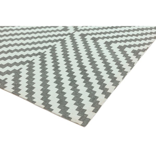 Sivo-biely koberec Asiatic Carpets Geo, 120 x 170 cm-image-4