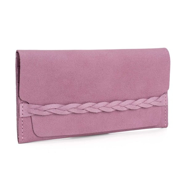 Ružová kožená peňaženka Woox Efferta Rosea