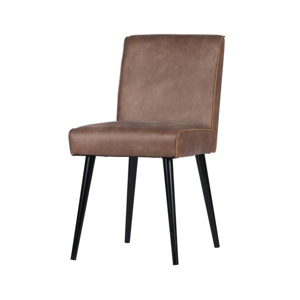 Sada 2 svetlohnedých kožených stoličiek BePureHome Revolution-image-1
