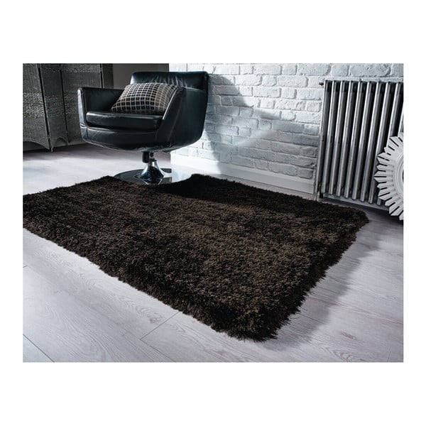 Tmavohnedý koberec Flair Rugs Pearl, 80 x 150 cm