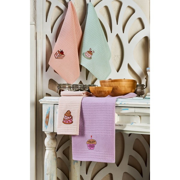 Bavlnené utierky v súprave 6 ks 40x60 cm Cake – Foutastic-image-1