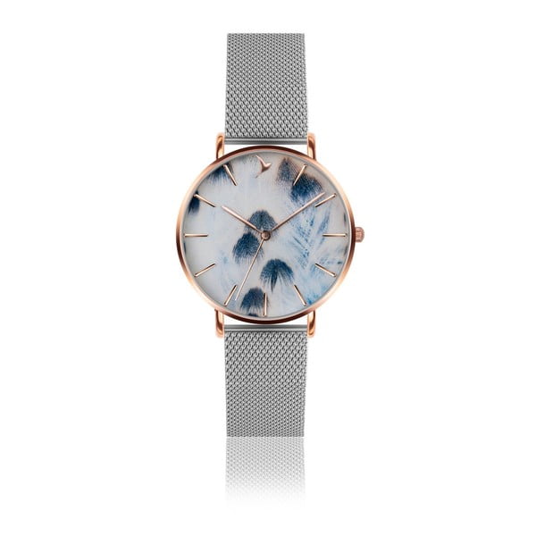 Dámske hodinky so sivým remienkom z antikoro ocele Emily Westwood Young