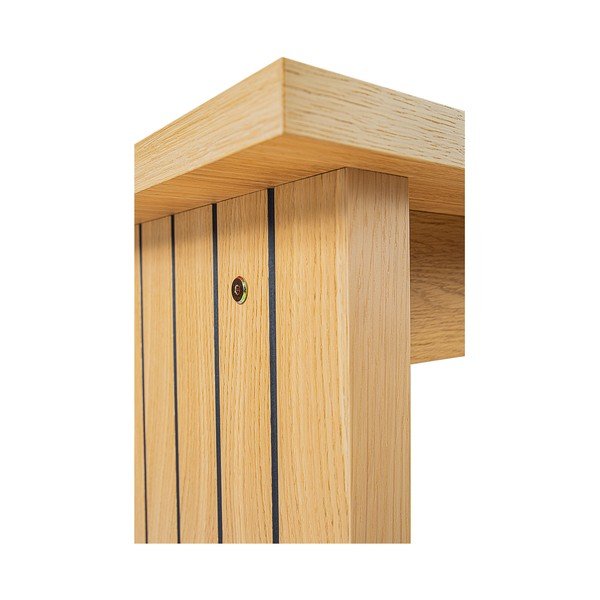 Konferenčný stolík s doskou v dubovom dekore v prírodnej farbe 60x120 cm Stripe - Woodman-image-1