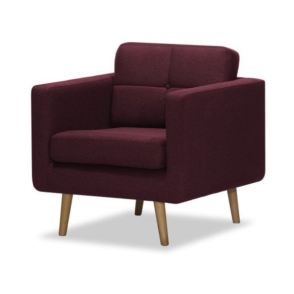 Burgundy kreslo Vivonita Magnus-image-2