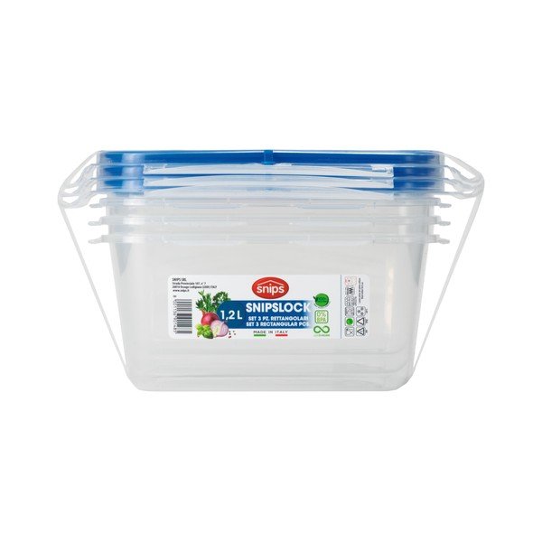 Súprava 3 škatuliek na potraviny Snips, 1,2 l-image-4