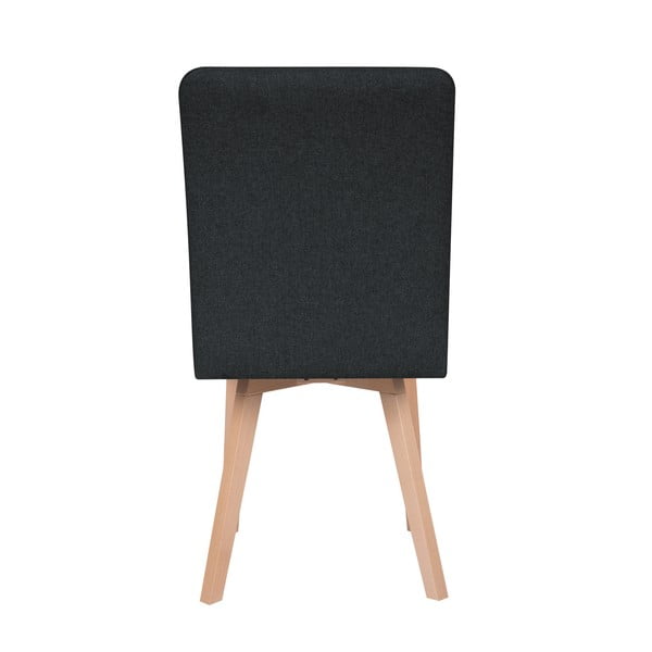Čierna jedálenská stolička Mazzini Sofas Tulip-image-4