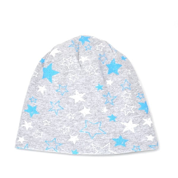 Detská čapica Stars, svetlosivá
