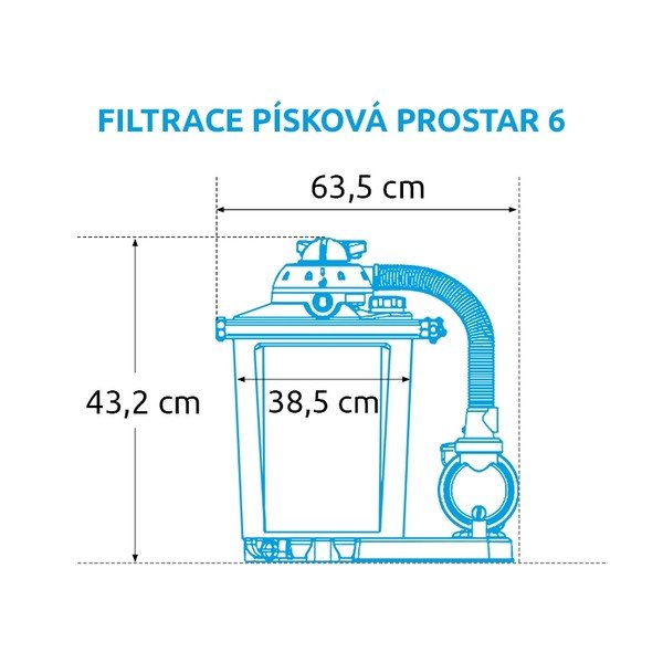 Piesková filtrácia ProStar 6 - 6,6 m3/h – Marimex-image-3