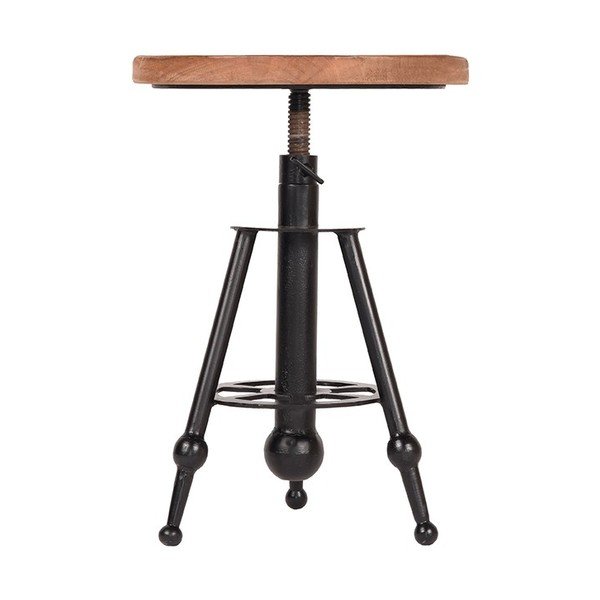 Barová stolička z mangového dreva LABEL51 Solid