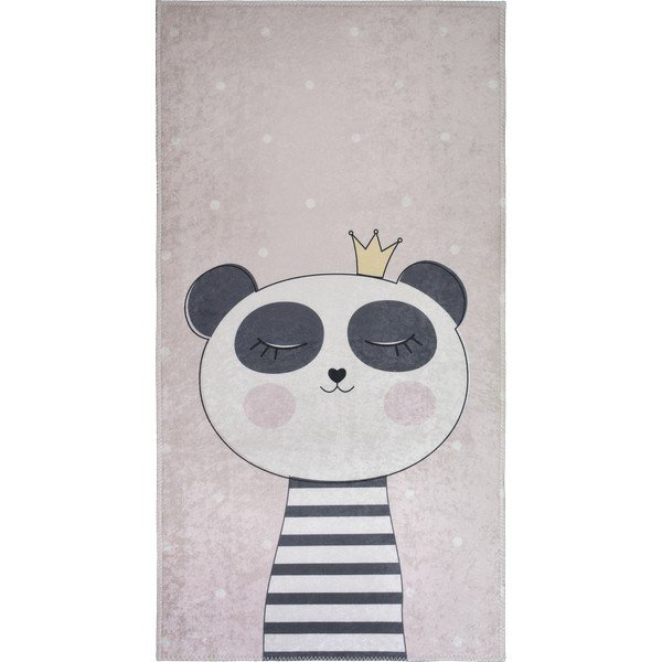 Svetloružový detský koberec 120x180 cm Princess Panda – Vitaus