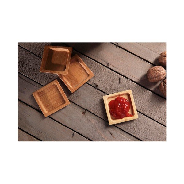 Sada 4 misiek z bambusu na omáčky Bambum, ⌀ 6 cm-image-2