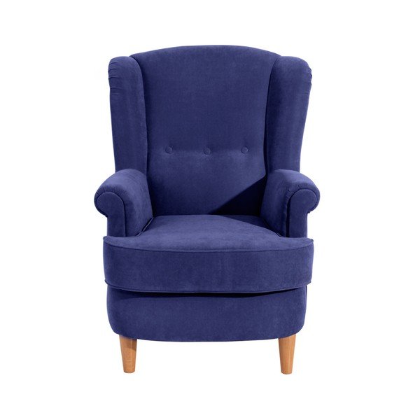 Modré kreslo Max Winzer Kendra Velor-image-2