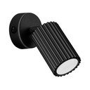 Čierne bodové svietidlo 8x16 cm Gleam – Sollux