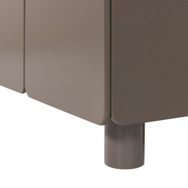 Hnedá komoda z borovicového dreva 200x85x45 cm Root – WOOOD-image-4