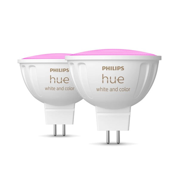 Žiarovky v súprave 2 ks GU 5,3, 6 W White and color ambiance – Philips Hue-image-1
