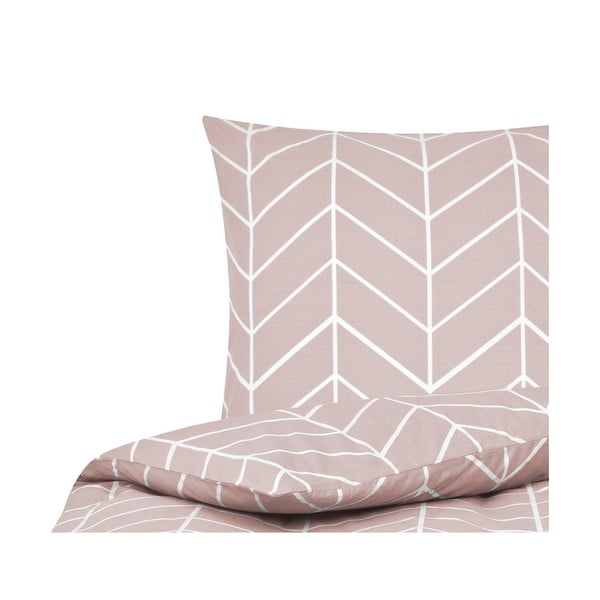 Ružové bavlnené obliečky na jednolôžko by46 Mirja, 155 x 220 cm-image-2