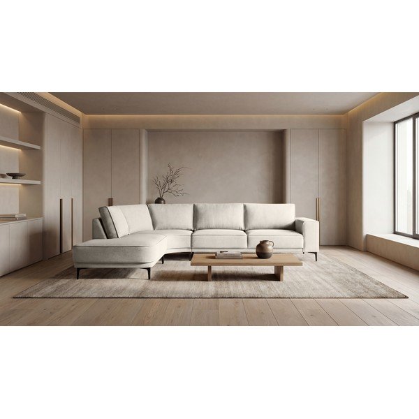 Krémová rohová pohovka (ľavý roh) Copenhagen – Scandic-image-1