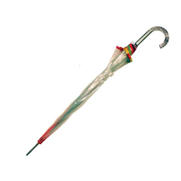 Transparentný dáždnik s dúhovými detailmi Birdcage, ⌀ 95 cm-image-1