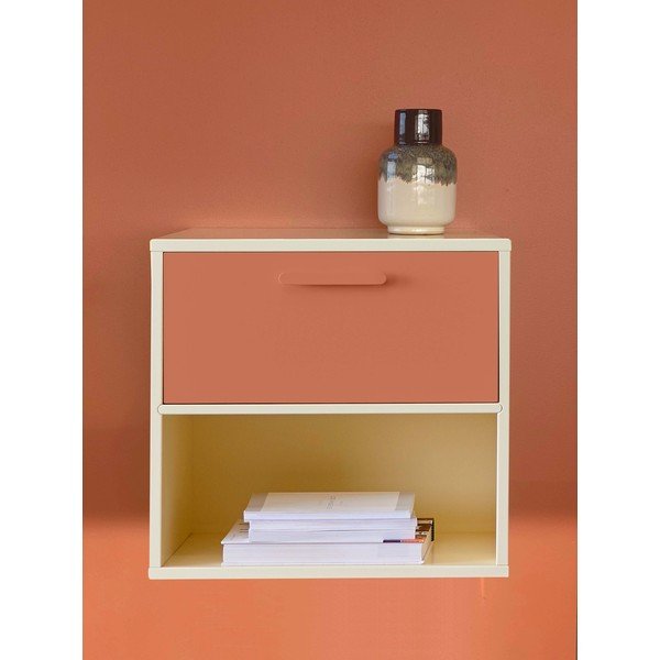 Červeno-žltý nástenný nočný stolík Keep by Hammel-image-1