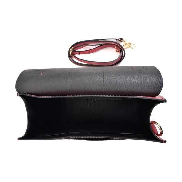 Ružová kožená kabelka Isabella Rhea, 22 x 27 cm-image-3