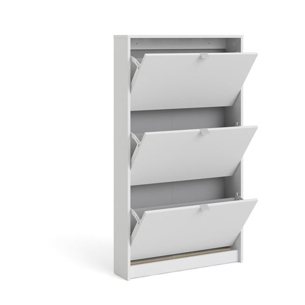 Biela výklopná skrinka na topánky Shoes – Tvilum-image-3