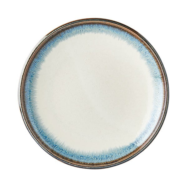 Biely keramický tanierik Mij Aurora, ø 20 cm