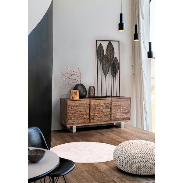 Kovová nástenná dekorácia 61x135 cm Adhira – Bizzotto-image-1