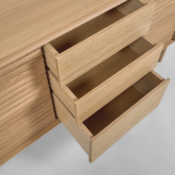 Komoda v dubovom dekore Kave Home Lenon-image-3