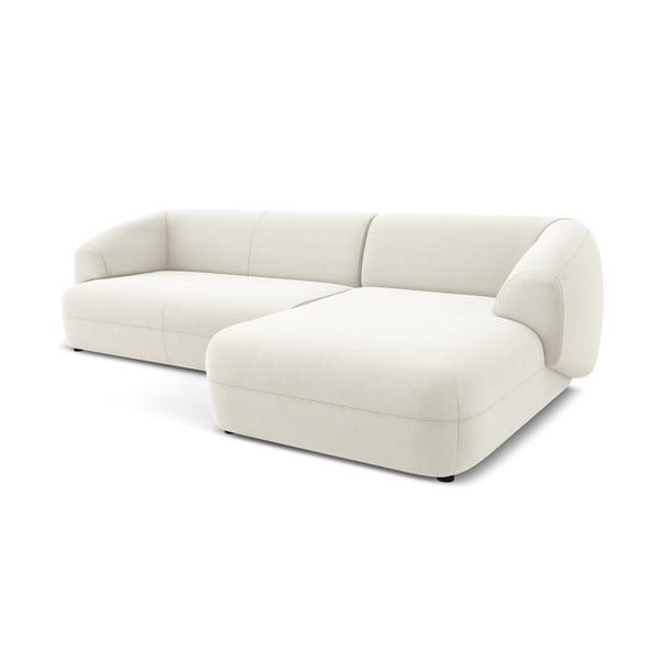 Biela zamatová rohová pohovka (pravý roh) Moana – Makamii-image-4