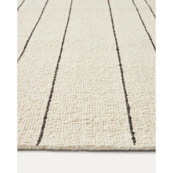 Krémový vlnený koberec 160x230 cm Micol – Kave Home-image-2