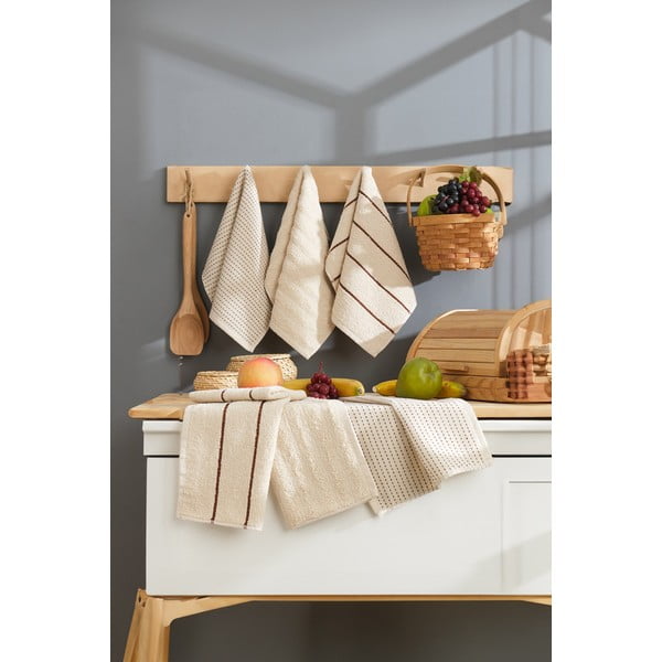 Bavlnené utierky v súprave 6 ks 30x50 cm Sofya – Foutastic-image-2