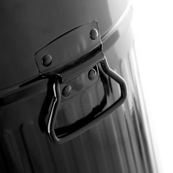 Čierny pedálový kovový odpadkový kôš Casa Selección, 20 l-image-4