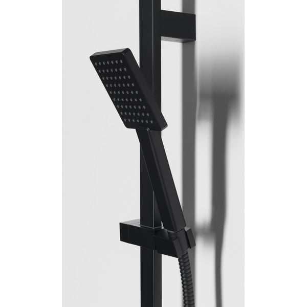 Matne čierna antikoro sprchová súprava s ručnou sprchou a posuvným držiakom 70 cm – Sapho-image-2