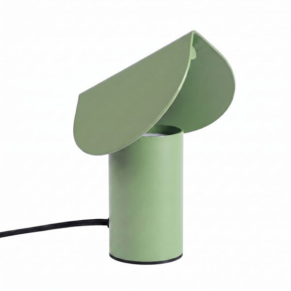 Šalviová zelená hliníková LED stolová lampa (výška  15 cm) BISCUIT – Thoro