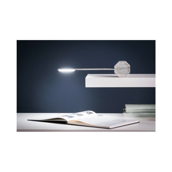 Sivá LED stolová lampa (výška 38 cm) Octagon One – Gingko-image-4