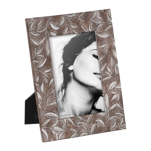 Hnedý polyresínový stojací rámček 16x21 cm – Ixia