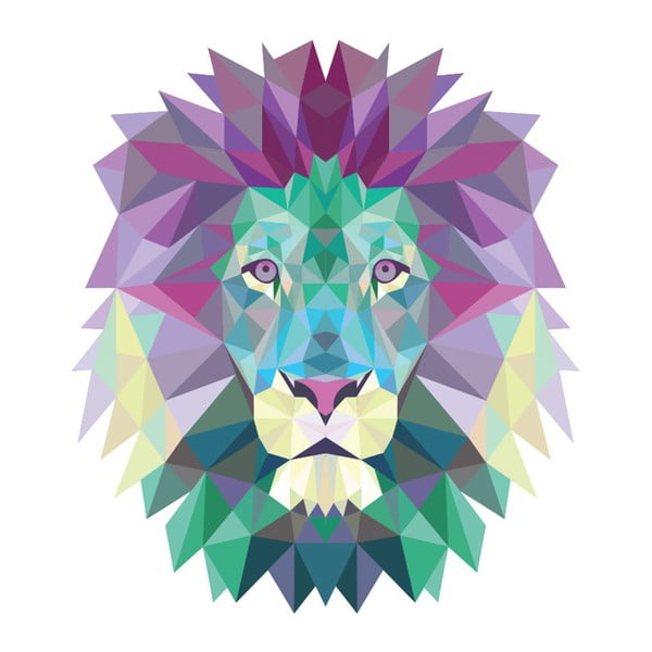 Samolepka Ambiance Origami Lion-image-2