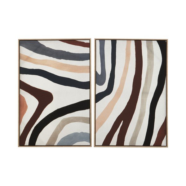 Obrazy v súprave 2 ks s rámom/na plátne 63x93 cm Astratto – Premier Housewares