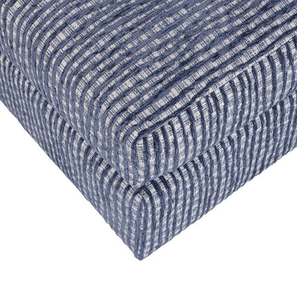 Sivomodrá čalúnená podnožka Lou – WOOOD-image-4