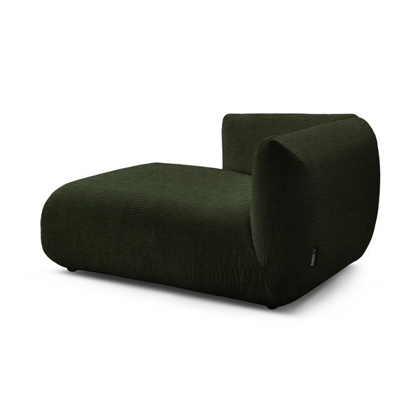Zelený menčestrový modul pohovky (ľavý roh) Lecomte – Bobochic Paris-image-3