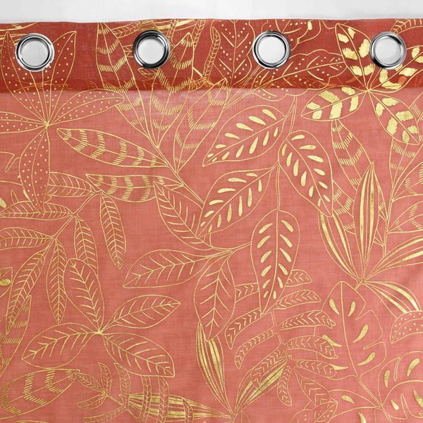 Oranžová voálová záclona 140x280 cm Belflor – douceur d'intérieur-image-3