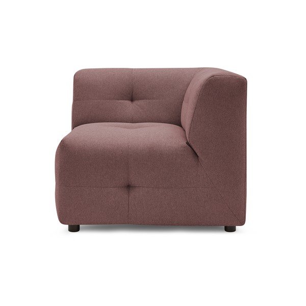Tmavoružový modul pohovky Kleber - Bobochic Paris-image-1