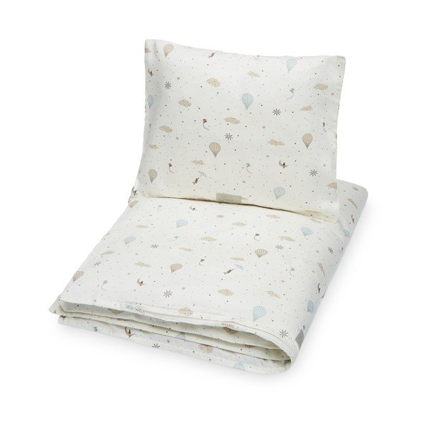Slonovinová detská obliečka do postieľky z Bio bavlny 100x140 cm Dreamland – Cam Cam Copenhagen