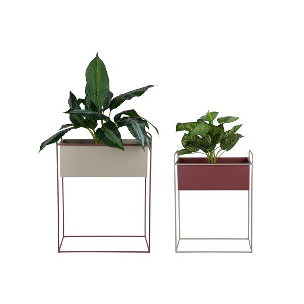 Kovové stojany na kvety 2 ks (výška  65 cm) Reina – PT LIVING-image-2