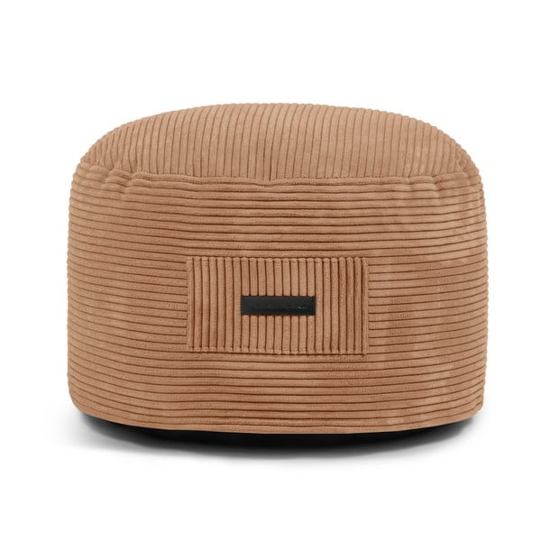 Hnedý menčestrový taburet Om 60 – SLOWDOWN