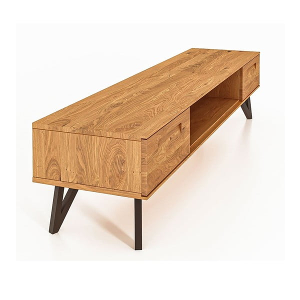 TV stolík z dubového dreva 182x42 cm Golo - The Beds-image-3