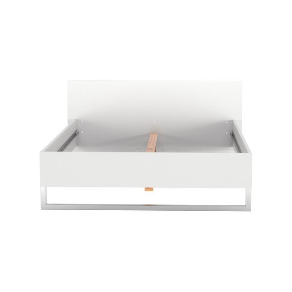 Biela dvojlôžková posteľ Tvilum Style, 160 x 200 cm-image-2