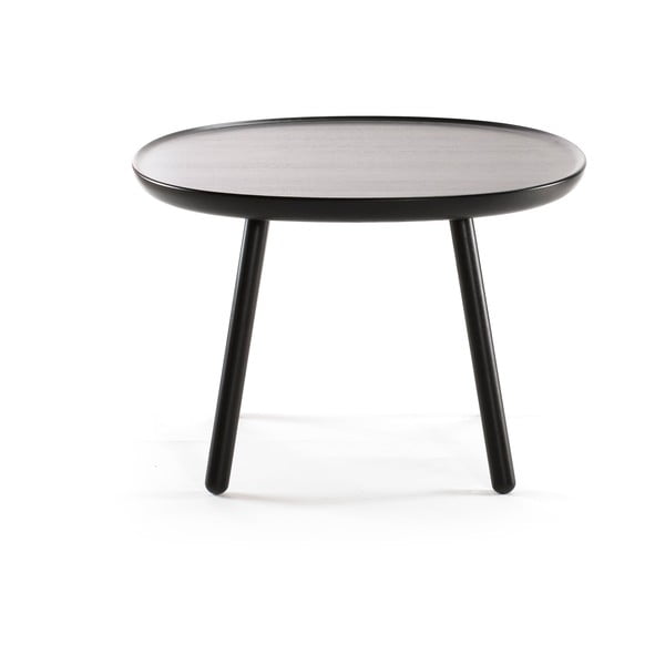 Čierny stolík z masívu EMKO Naïve, ø 64 cm-image-1