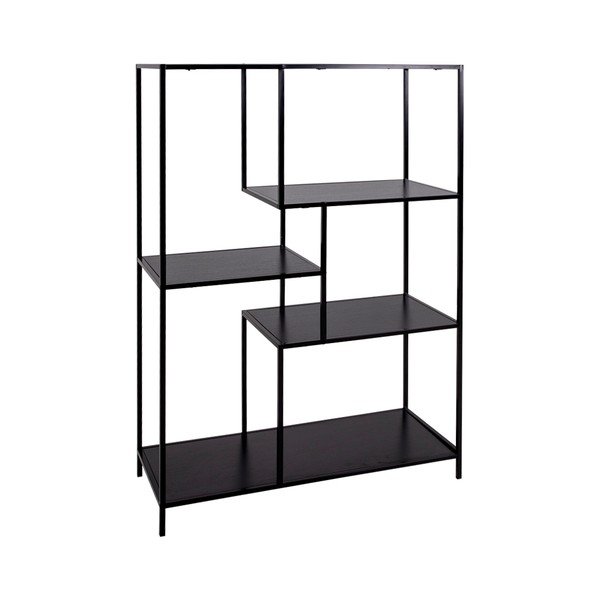 Čierna knižnica House Nordic Vita Shelf, 80 x 120 cm-image-1