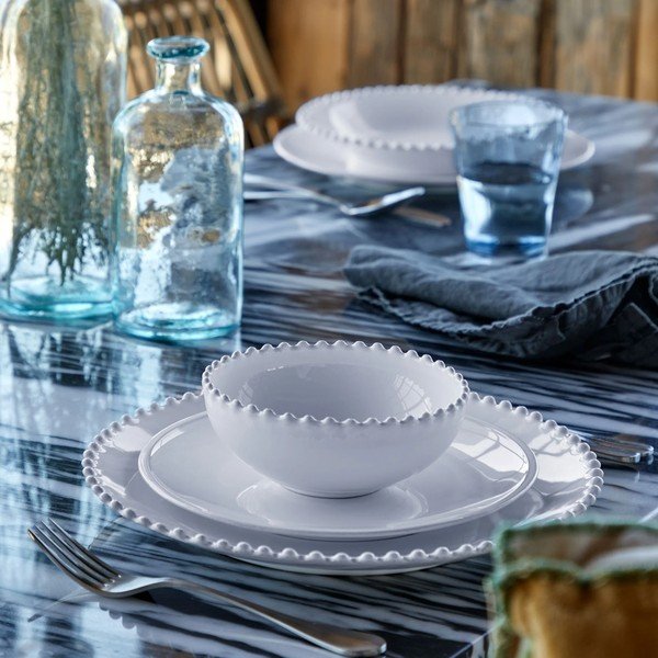 Biely kameninový tanier ø 34 cm Pearl – Costa Nova-image-3